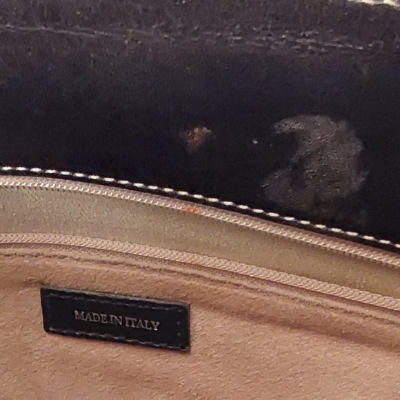 Kate Spade black glazed caramel leather handbag - Picture 7 of 8